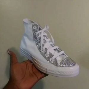 Custom Half Bling Converse